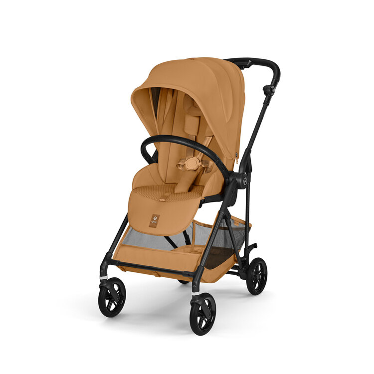 CYBEX Sportovní kočárek Melio Carbon Cinnamon Yellow  Gold Cybex