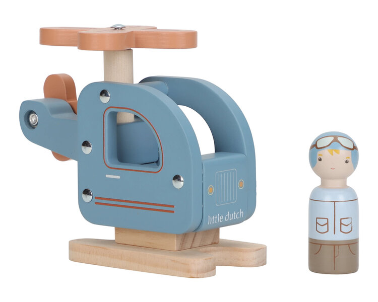 LITTLE DUTCH Helikoptéra dřevěná Little Dutch
