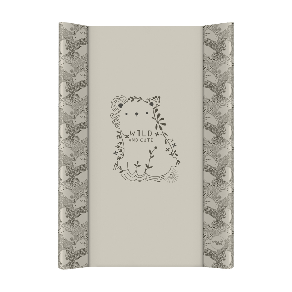 CEBA BABY Podložka přebalovací 2-hranná měkká (50x70) Basic Wild Ceba