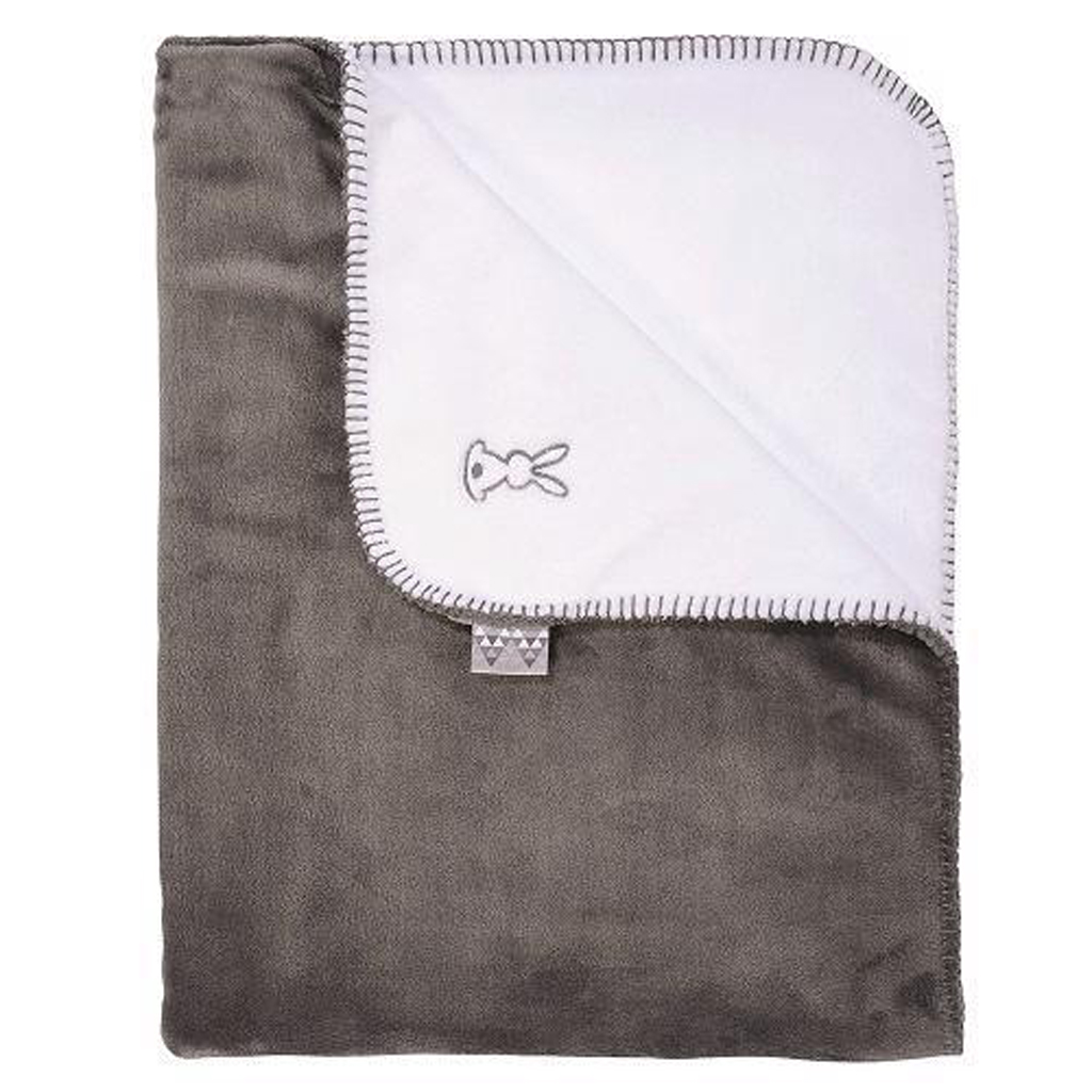 NATTOU Deka Lapidou 75x100 cm anthracite/white Nattou