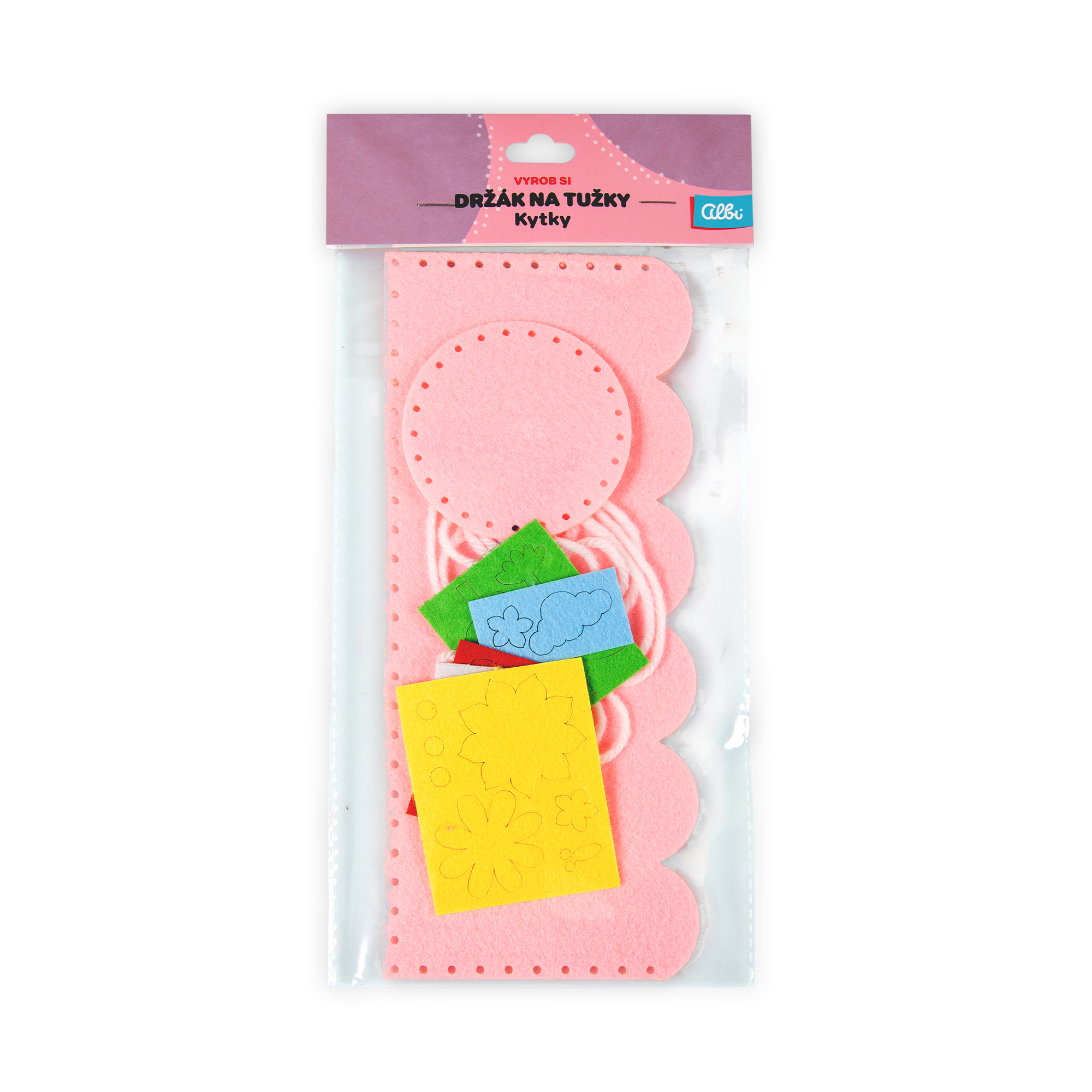 Vyrob si - Držák na tužky: Kytky Albi Albi