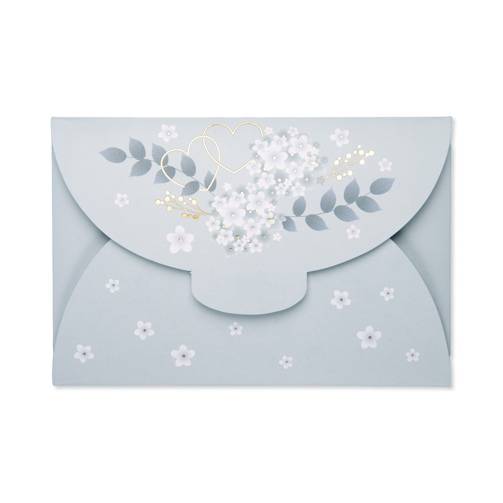 Svatební přání - Obálka s pomněnkami Albi Albi
