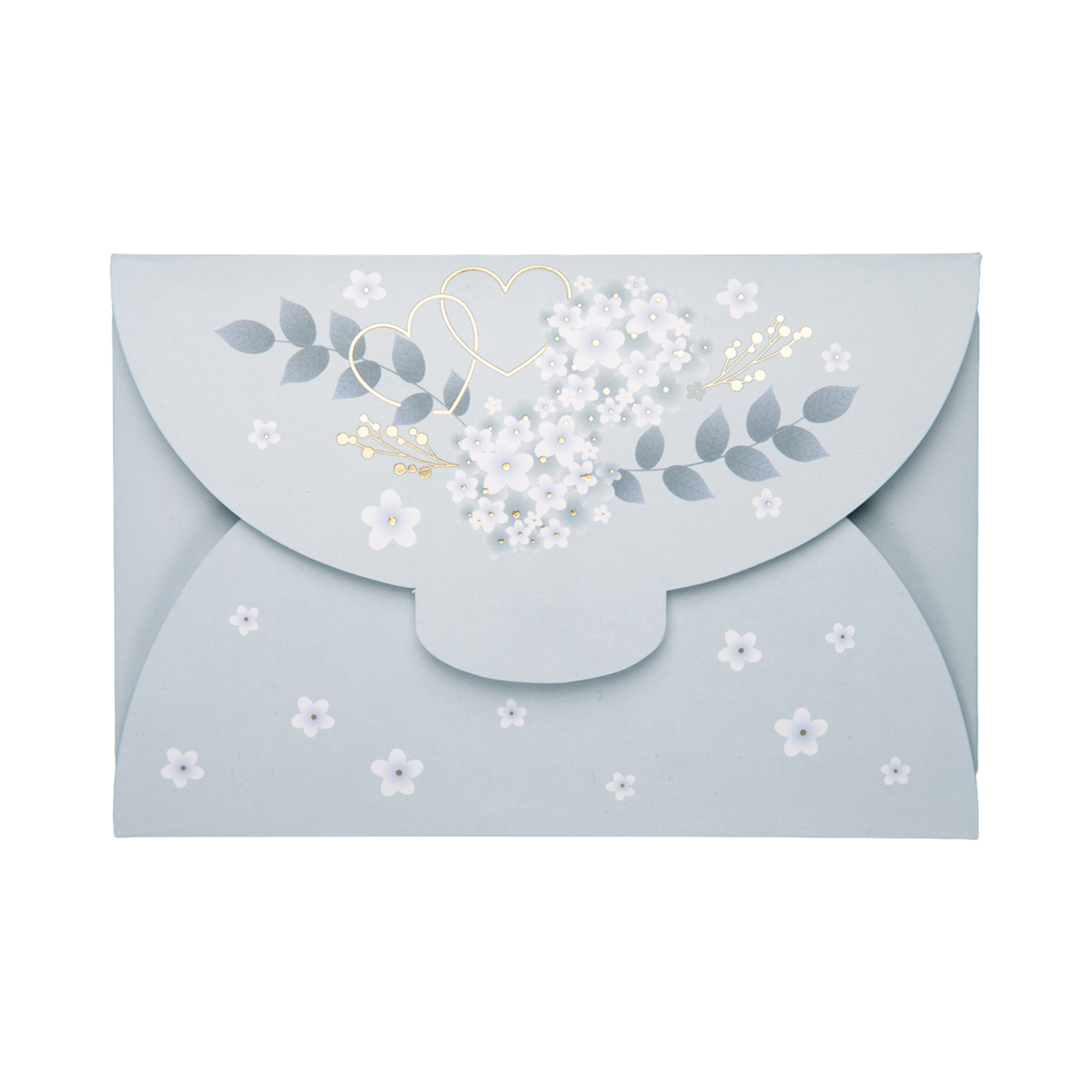 Svatební přání - Obálka s pomněnkami Albi Albi