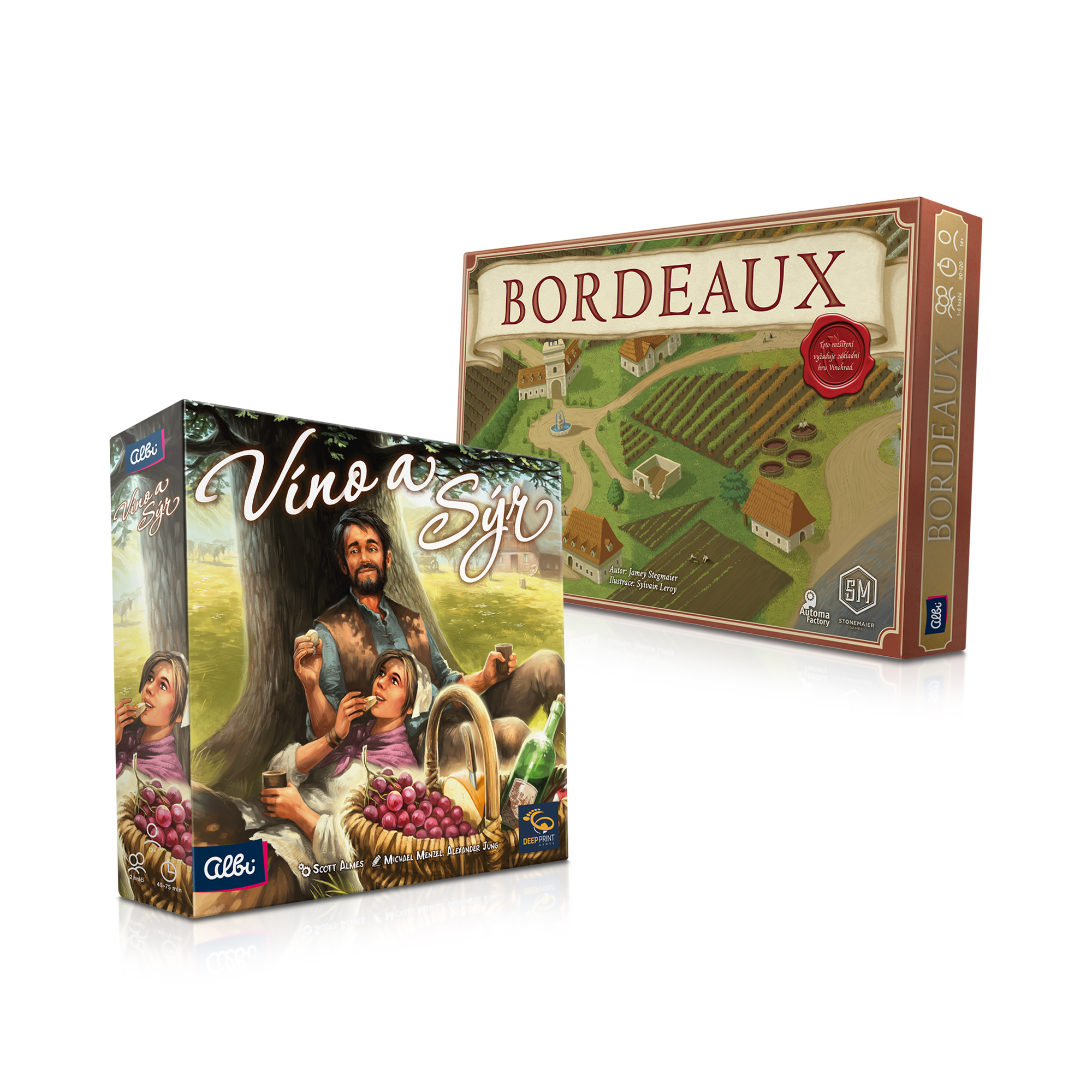 Výhodné balení - Vinohrad: Bordeaux + Víno a sýr Albi Albi