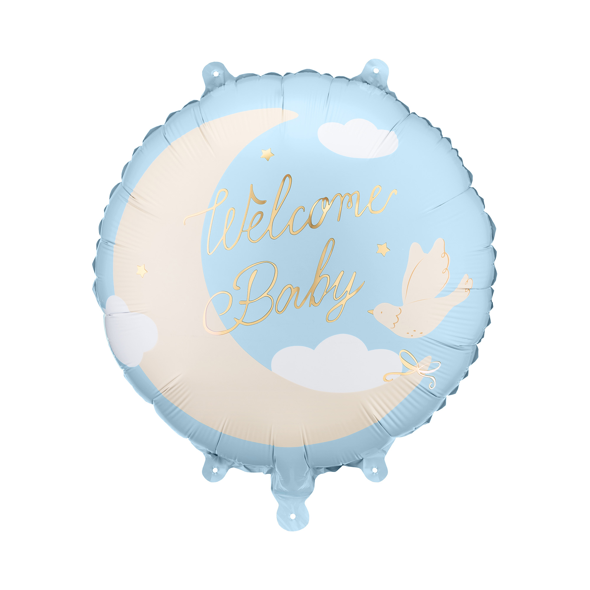 Balónek fóliový Welcome Baby modrý Albi Albi