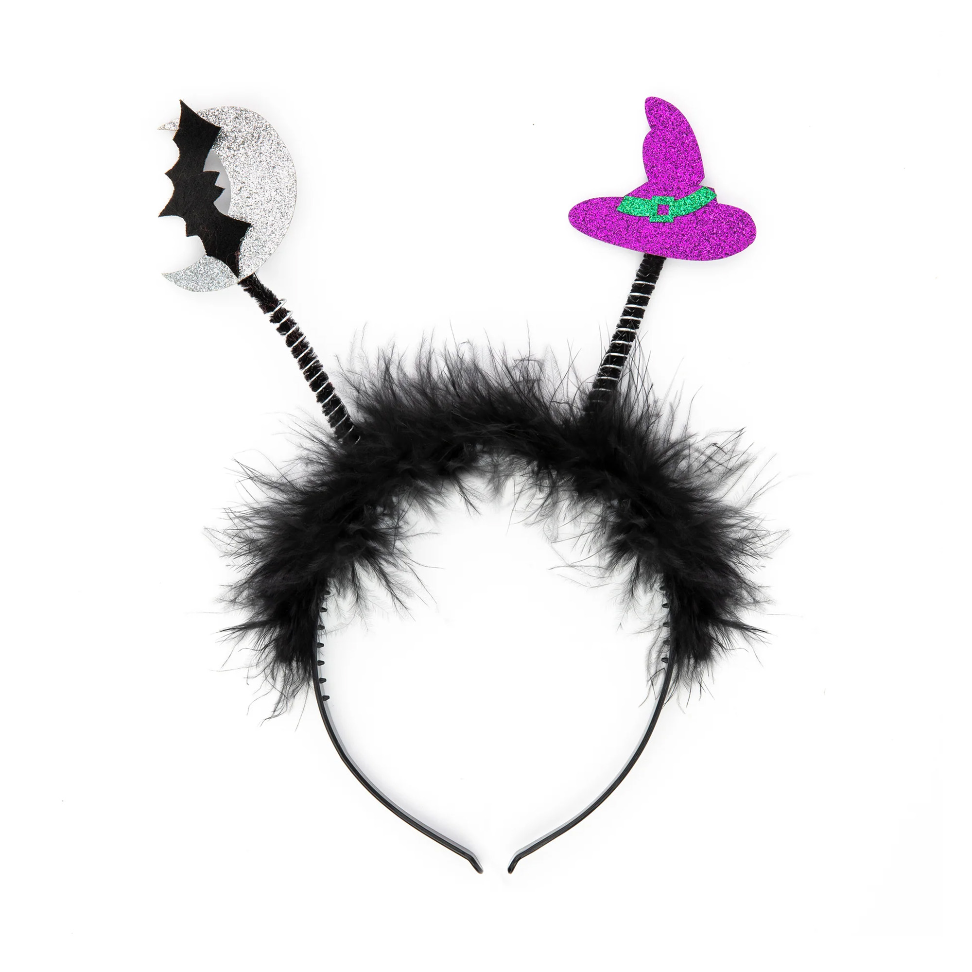 Čelenka s netopýrem a čarodějnickým kloboukem Albi Albi