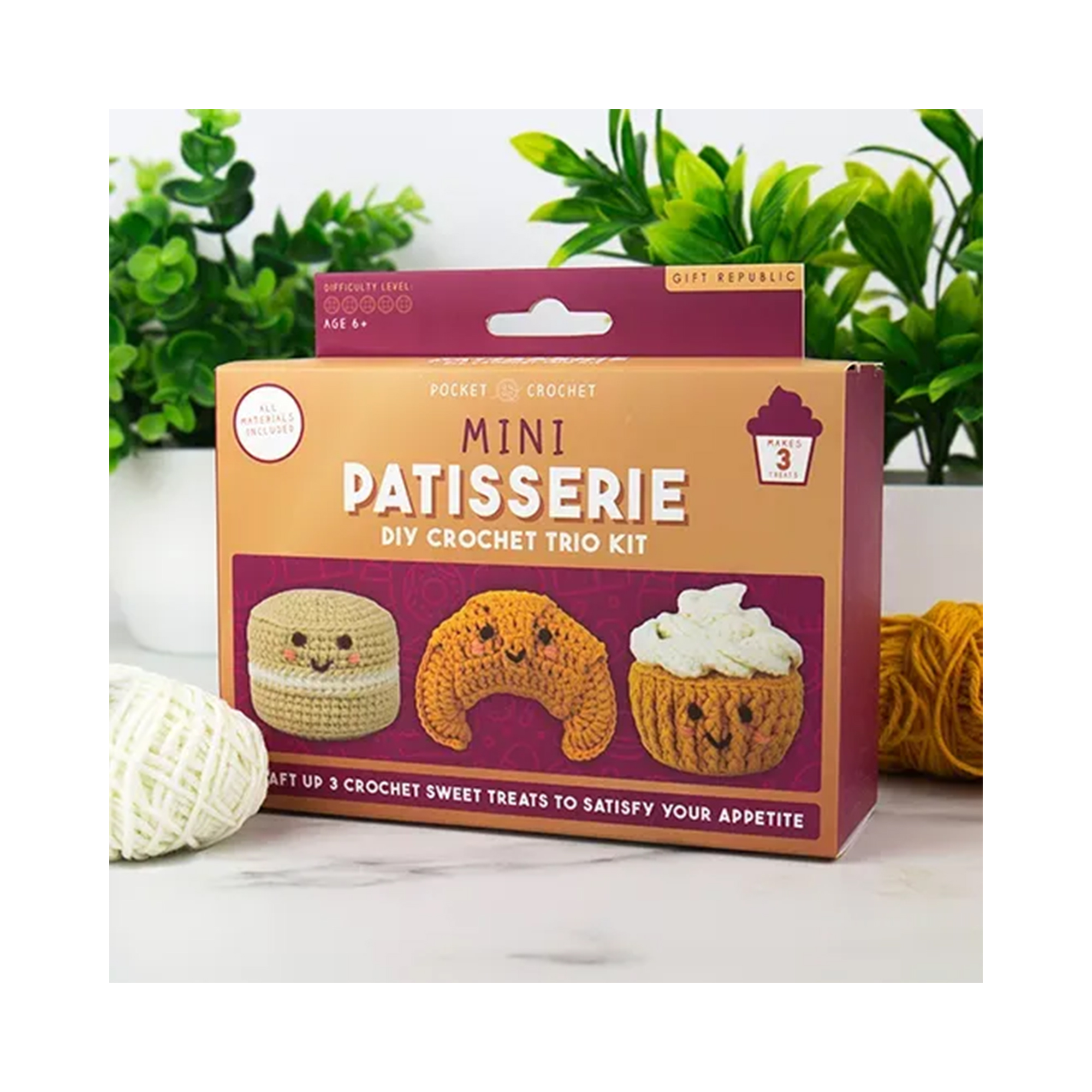 Mini háčkovací sada - Patisserie Gift republic Gift republic