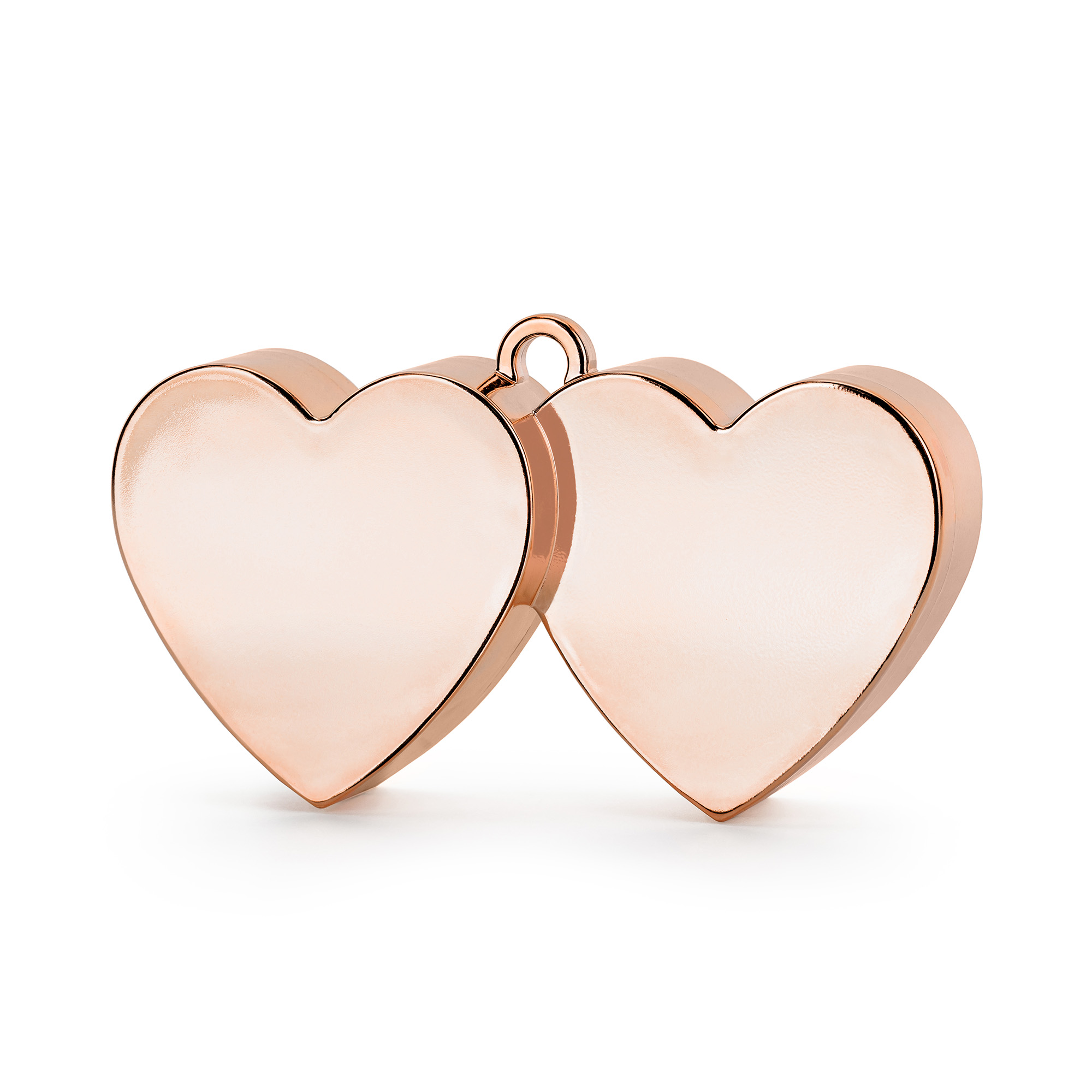 Těžítko na balónky Srdce dvojité rose gold Albi Albi