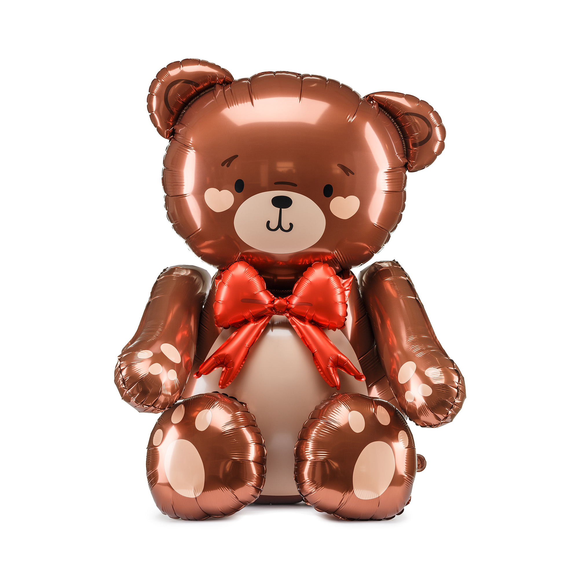 Balónek fóliový sedící Medvídek s mašlí Albi Albi