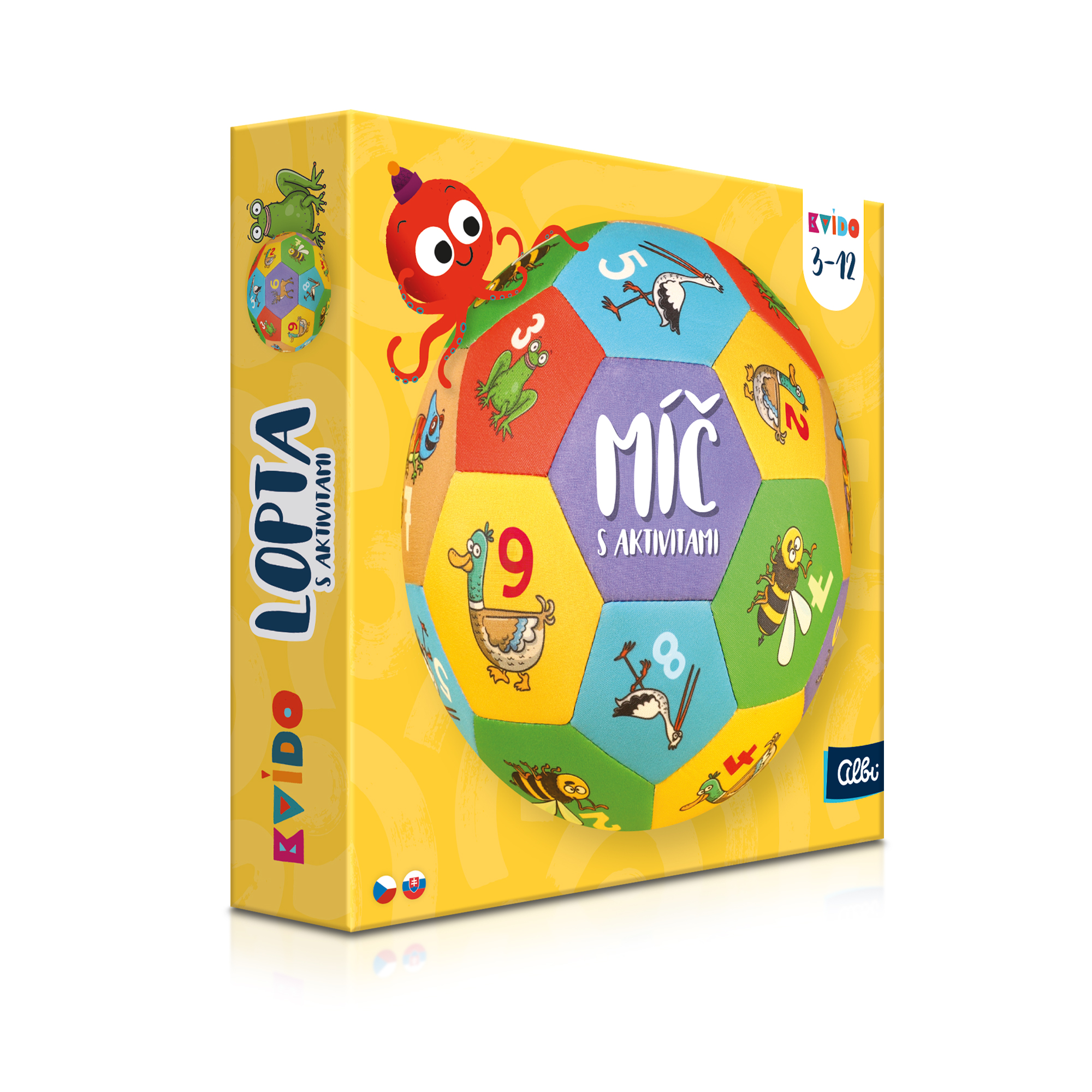 Míč s aktivitami - Kvído Albi Albi