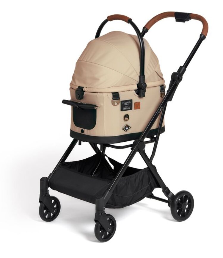 FIKAGO Kočárek pro kočky / psy Flytta Plus Hygge Beige FIKAGO