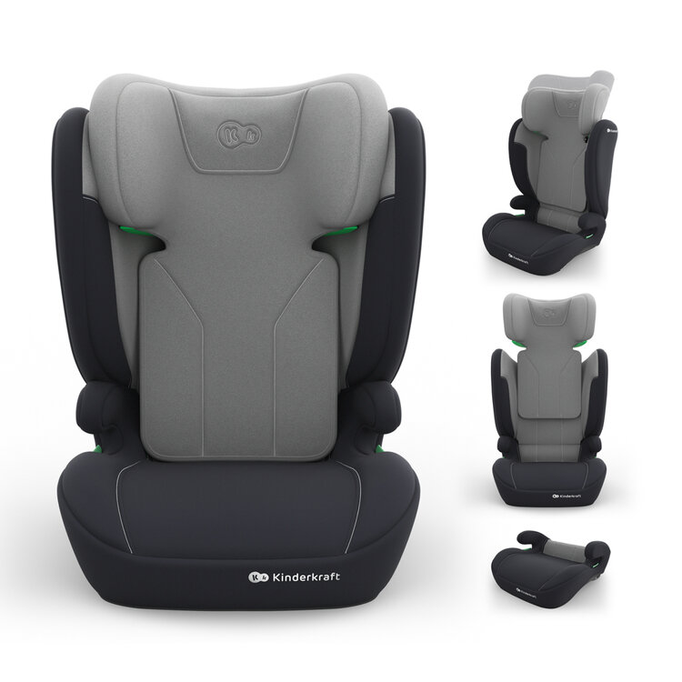 KINDERKRAFT Autosedačka i-Spark 2 Plus i-Size (100-150 cm) Grey Kinderkraft