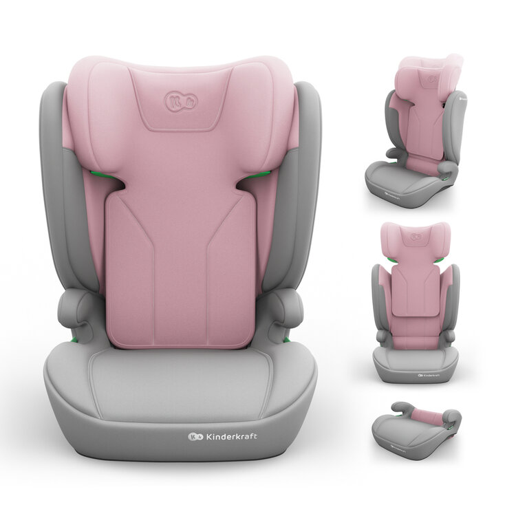 KINDERKRAFT Autosedačka i-Spark 2 Plus i-Size (100-150 cm) Pink Kinderkraft
