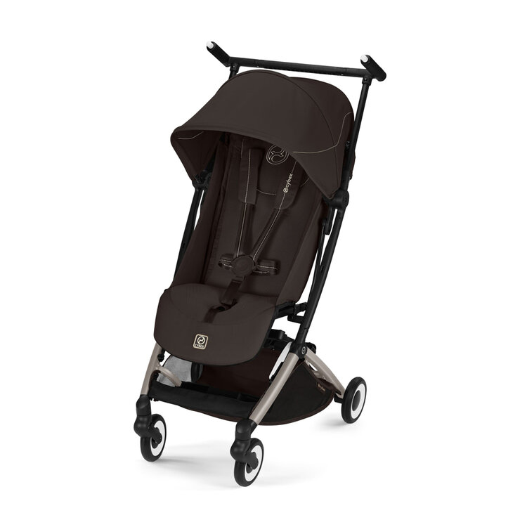 CYBEX Golfový kočárek Libelle Chocolate Brown Gold (Taupe Frame) Gold Cybex