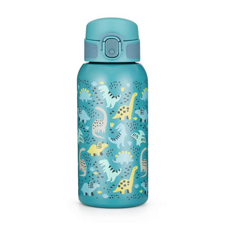 PETITE&MARS Láhev nerezová termo s náustkem 500 ml Dino Park 36m+ Petite&Mars