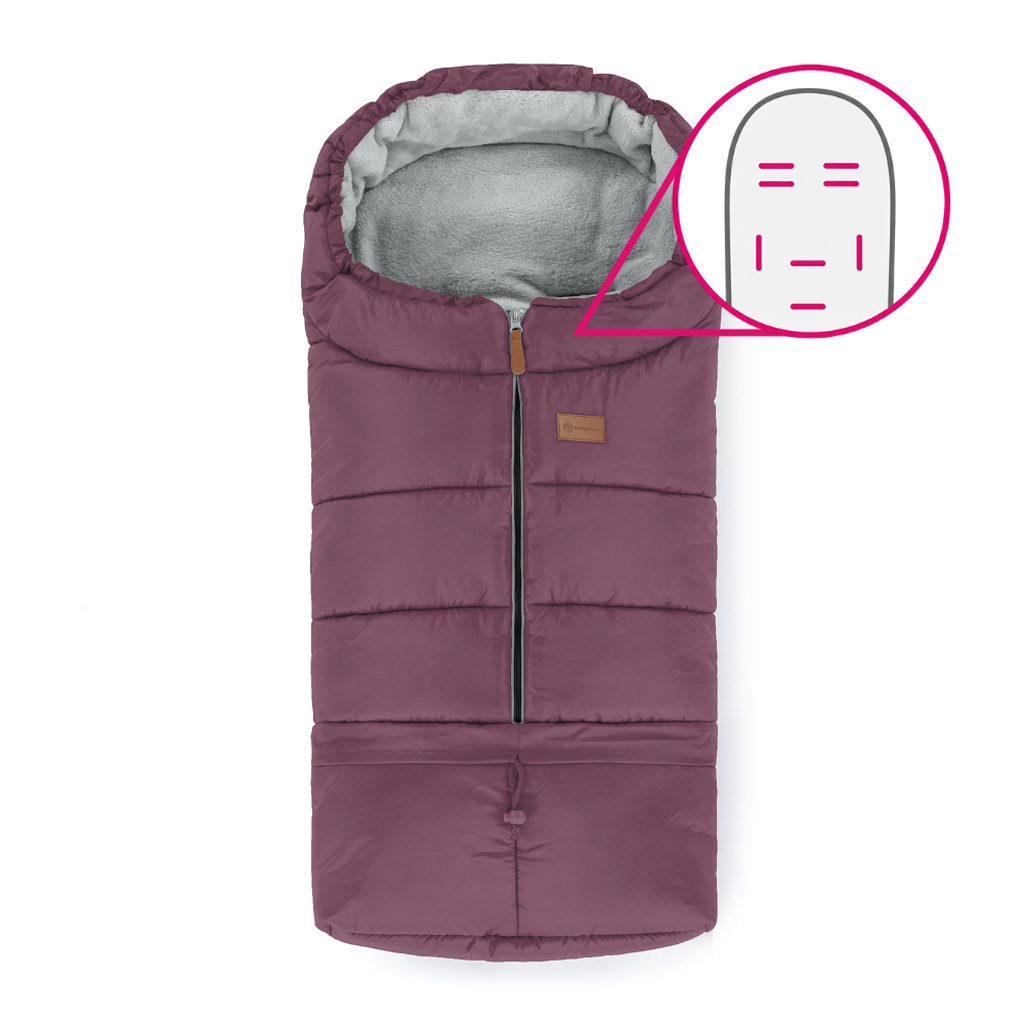 PETITE&MARS Fusak nastavitelný 3v1 Jibot Horizontal Mysterious Plum Petite&Mars