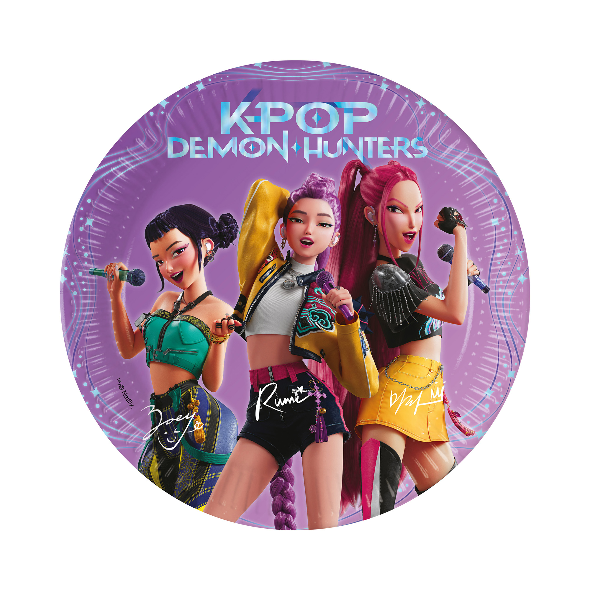 Talíře K-Pop Demon Hunters 8 ks Albi Albi