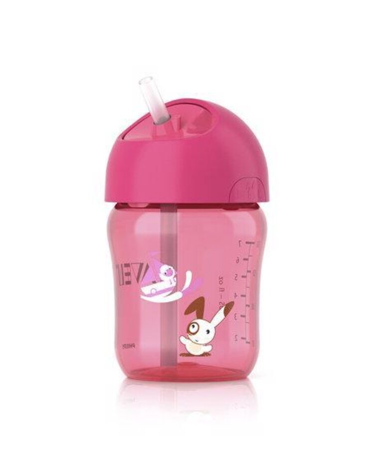 Philips AVENT @Hrneček s brčkem 260 ml růžový Philips Avent